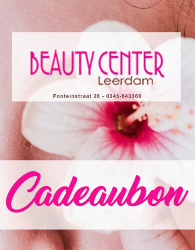 Digitaal Cadeaubon Beauty Center Leerdam