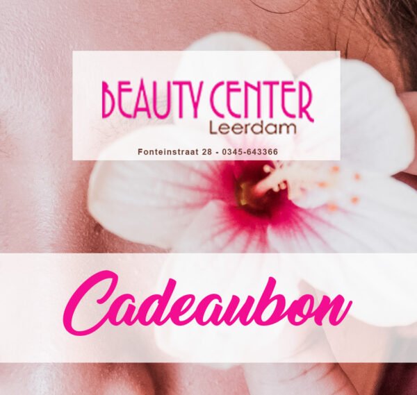 Digitaal Cadeaubon Beauty Center Leerdam
